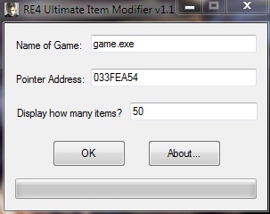 re4 ultimate item modifier v1.1